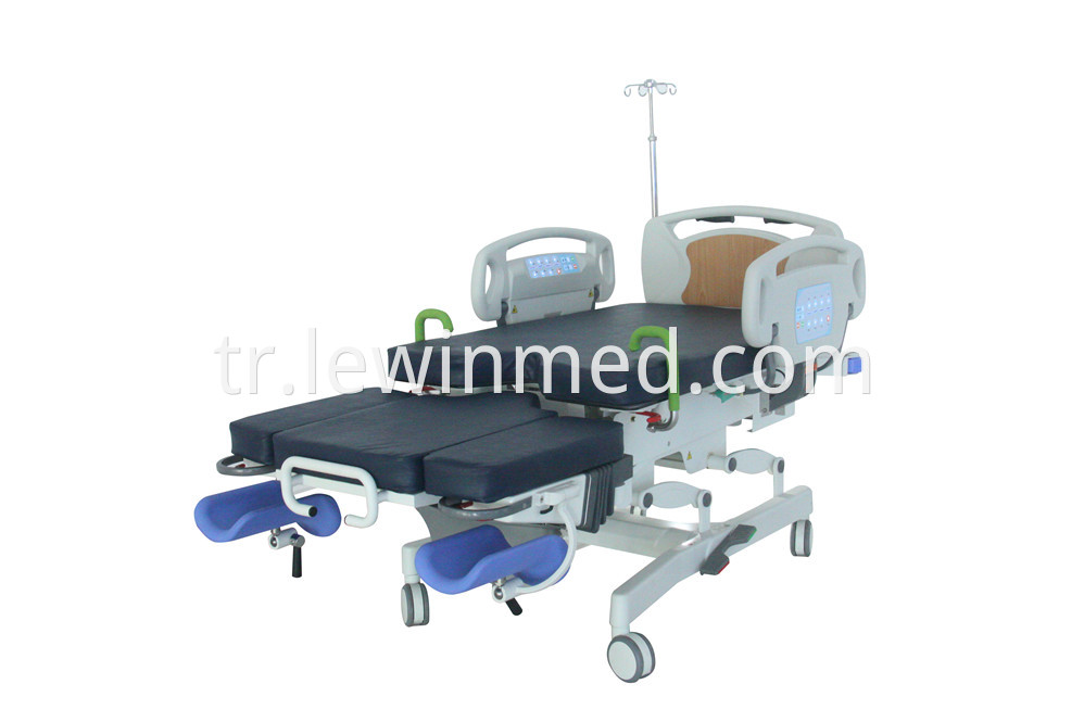 Examination and delivery bed